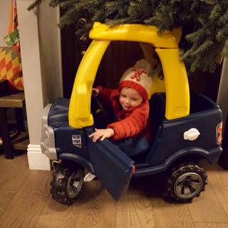 Wesley's First Christmas Joyride