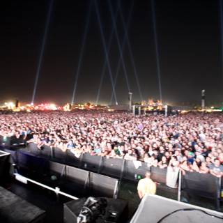 Lights on a Rock Concert Stage