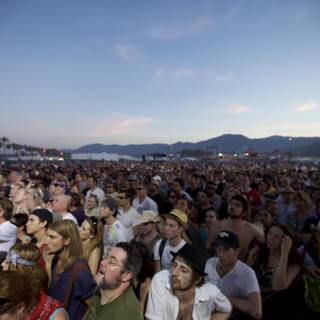 Coachella 2009: A Vibrant Crowd Under the Blue Sky