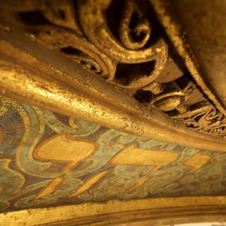 Gilded Serpent Ceiling in Church Crypt