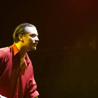 Mike Patton Rocks the Stage in Red