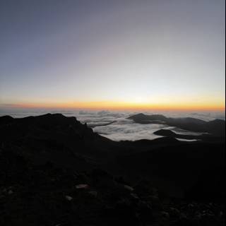 Heavenly Sunrise Above Haleakalā