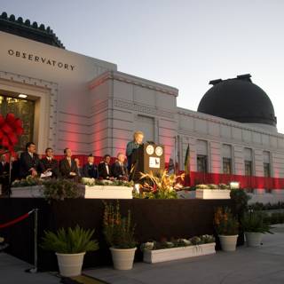 Speech on the Steps of the Observatory