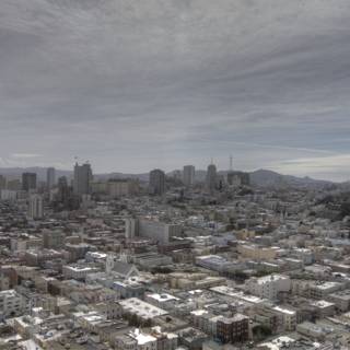 Panoramic view of San Francisco skyline
