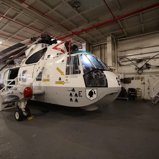 Navy Anti-Submarine Helicopter Aboard USS Hornet Museum