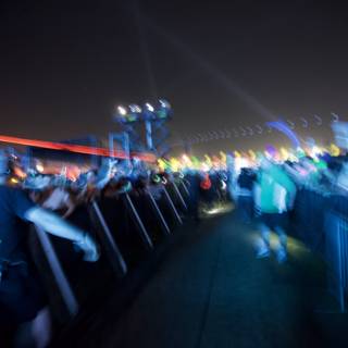 The Illuminated Urban Crowd