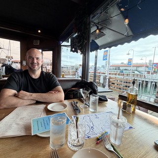 Waterfront Restaurant Dining with Harbor View