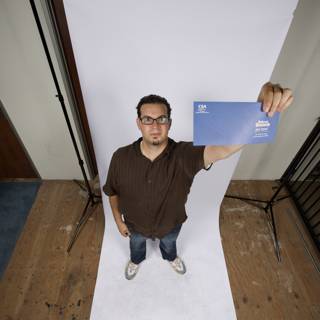 Holding the Blue Card