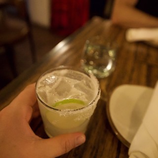 Margarita with Salt Rim and Fresh Lime