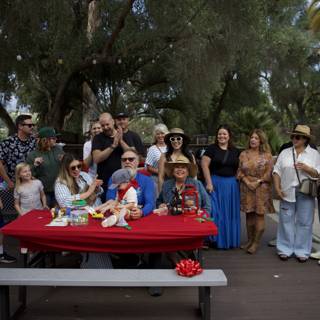 A Joyful Celebration Under the Trees