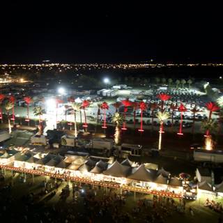 The Metropolis glows at Coachella