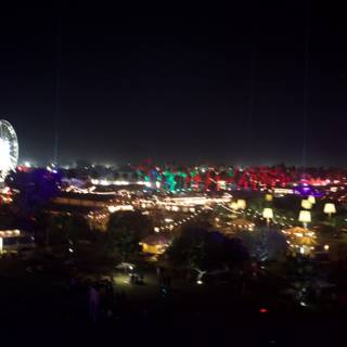 Ferris Wheel Metropolis at Night