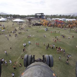 View from the Top of the Massive Tire at Coachella 2008
