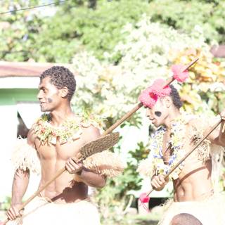 Traditional Fijian Spear Dance
