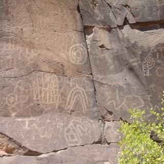 Ancient Art on a Slate Rock