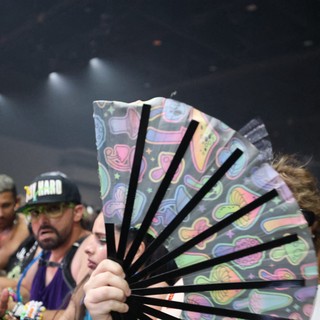 Colorful Rave Fan Raised High at Wobbleland 2026