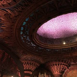 Intricately Decorated Theater Ceiling
