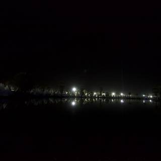 Nighttime Glow at Altadena Lake