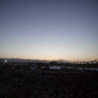 Sunset Concert Crowd