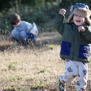 Joyful Toddler Celebrates Outdoors at Mount Diablo