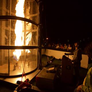 Blazing Bonfire at Cochella 2010