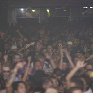 Nightclub Crowd Goes Wild at Rock Concert