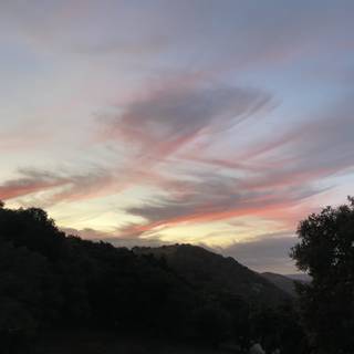 A Glorious Sunset over the Carmel Valley