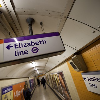 Underground Wayfinding Signs in London Tube Station