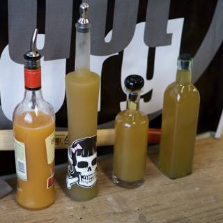 A Collection of Habanero Rum Bottles