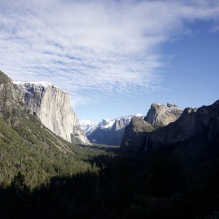 Yosemite Valley Winter Vista from Tunnel View