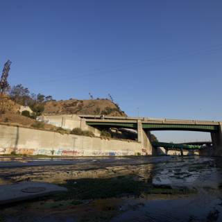 Graffiti on LA River Overpass