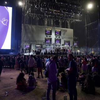 Electric Vibes at Coachella 2024: Nightfall Concert Scene
