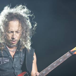 Kirk Hammett rocks the stage at Big Four Festival