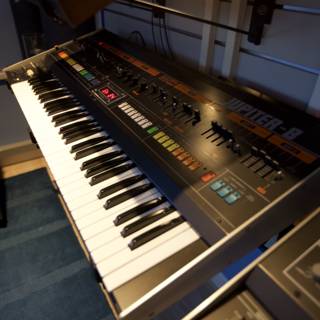 Synthesizer in a Musician's Room