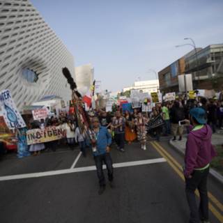 Pre-Coachella Protest in Metropolis