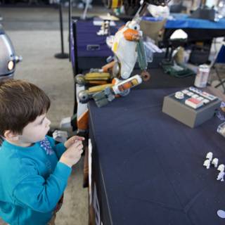 A Young Explorer at Maker Faire 2025