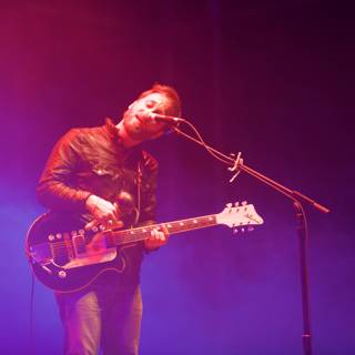Dan Auerbach Rocks the Crowd with his Guitar
