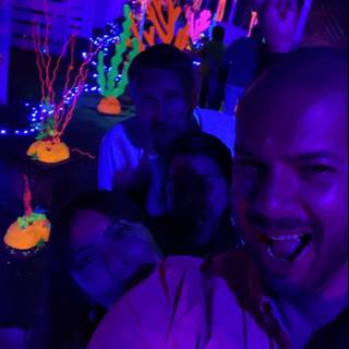 Neon Nightlife Selfie