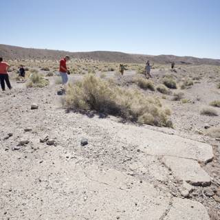 Desert trekking