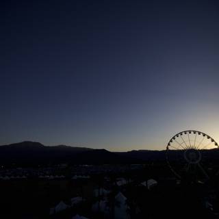 Coachella Ferris Wheel Sunset