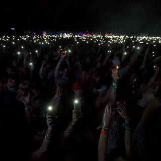 Phone-Lit Crowd at Coachella