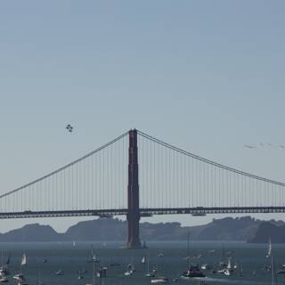 Serene Suspension Bridge over San Francisco Waters