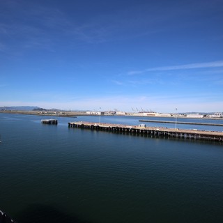 Tranquil Harbor View from USS Hornet Museum
