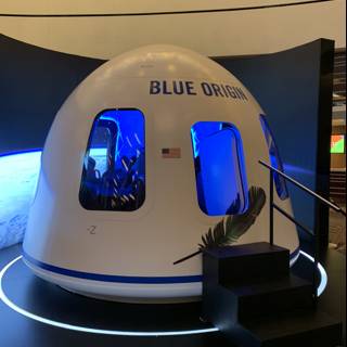 Blue Origin Space Capsule on Display at Aria Resort & Casino Museum
