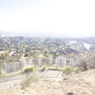 Overlooking the Hollywood Hills