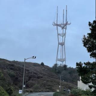 The Golden Gate Bridge Overlooks the California Landscape