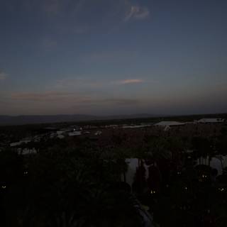 Sunset from the Top of the Hotel