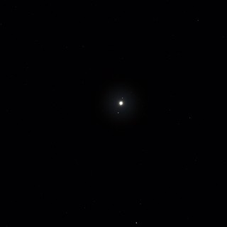 M87 Elliptical Galaxy with Luminous Core