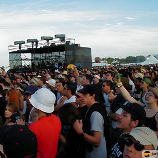 Jam-packed Crowd at Coachella 2002 Music Festival