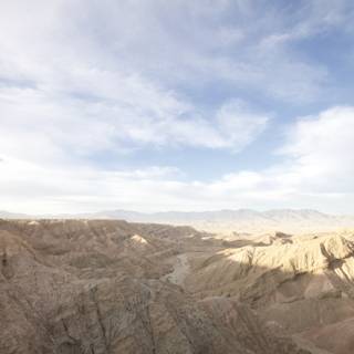 Majestic View of Anza-Borrego Desert from Above
